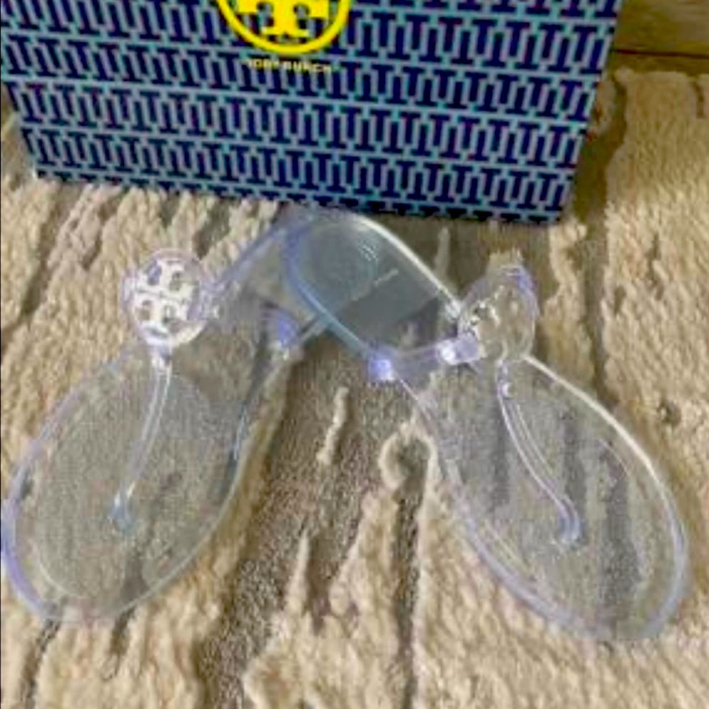 Tory Burch clear jelly sandals